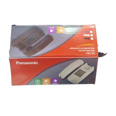 Picture of Mini Intercom Telephone Panasonic TS-102, This phone is designed in a modern way Multicolor