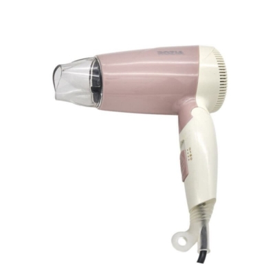Picture of Rozia HC-8191 Foldable Ionic Hair Dryer 1800W Portable Lightweight Blow Dryer Three-Speed Temperature Adjustable Blowdryer Fast Drying Negative Ion Hairdryer Anti-Overheating Grey