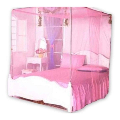 Picture of Trusted Export  Quality  Mosquito Net For Single Bed ( Rose Red) 