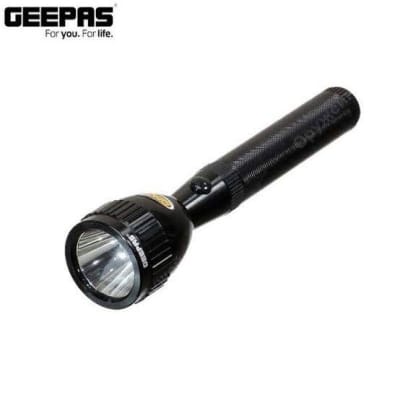 Picture of GEEPASS GFL-3854 Aluminium Rechargeable LED Flashlight - Black