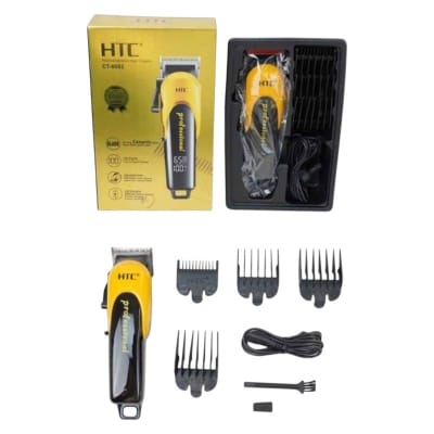 Picture of HTC CT-8082 Professional Hair Clipper and Beard Trimmer Salon Series for Men Multicolor