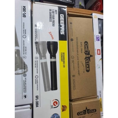 Picture of Geepas GFL-3804 Rechargeable Torch Light Multicolor