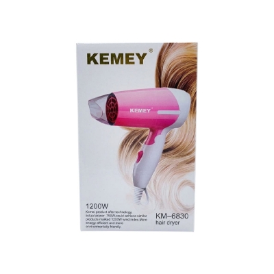 Picture of Kemey Km-6830  Professional  Hair Dryer Heavy Duty For Girls Hair (Mutlicolor) -  Hair Dryer 