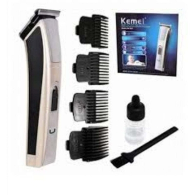 Picture of Kemei KM-5017 Rechargeable Professional Hair Trimmer for Men Silver