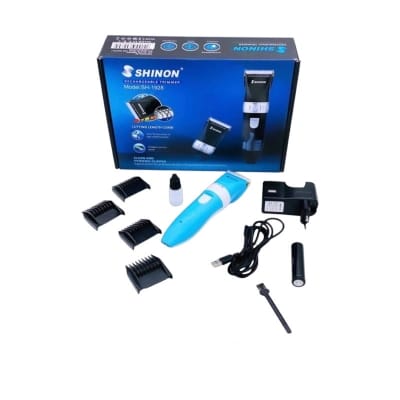 Picture of SHINON SH-1928 Professional Rechargeable Hair Clipper & Beard Trimmer Blue