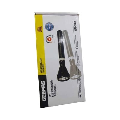 Picture of Geepas GFL3854 Rechargeable LED Super Bright Torch Light Multicolor