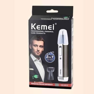 Picture of Kemei KM-6632 2-in-1 Rechargeable Nose Trimmer 