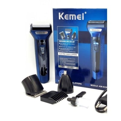 Picture of Kemei Km-6330 3 In 1 Professional Hair Trimmer Super Grooming Kit Shaver Clipper Nose Trimmer 