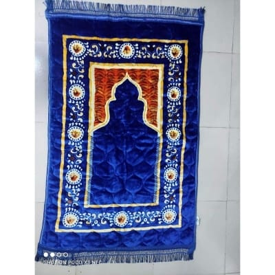 Picture of Fancy Janamaz Praying Rug Portable Prayer Rug Carpet Foam Thick Prayer Mat Foldable Prayer Mat (,3147inch) 