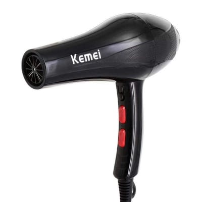 Picture of Kemey KM-8892 high-power anion hair dryer Black - Hair Straightener Black