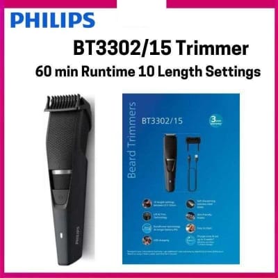 Picture of Philips BT3302/15 Beard Trimmer Series 3000 for Men Black