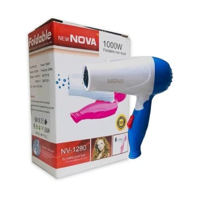 Picture of New NV-1290 Folding Hair Dryer - Pink and  White