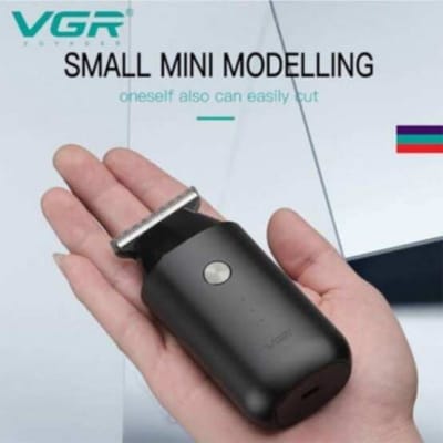 Picture of VGR V-932 Professional Rechargeable Corded & Cordless Pocket Hair Trimmer for Men’s Runtime: 120 Minutes, Black