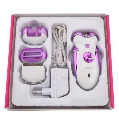 Picture of Kemei KM-2530 Rechargeable Epilator & Shaver 4 in 1 Beauty For Women 