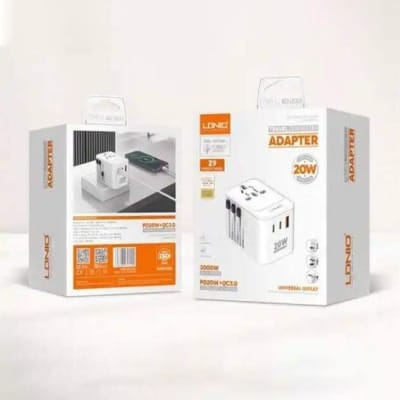 Picture of LDNIO Z9 3 USB Ports 20W GaN Travel Adapter Multicolor