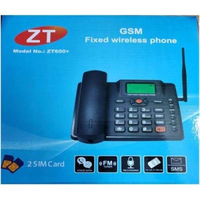 Picture of ZT-600  Plus Dual SIM GSM Fixed Wireless Phone 