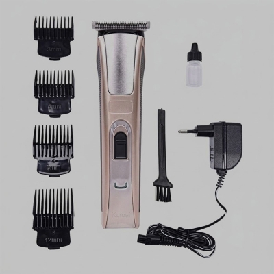 Picture of Kemei KM-5017 Rechargeable Professional Hair Trimmer For Men, Women and Children -SILVER 