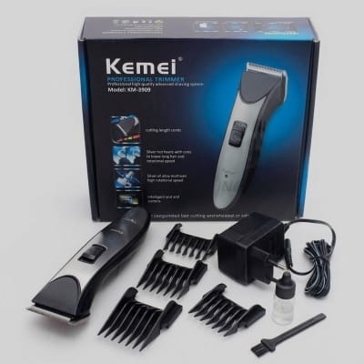 Picture of Kemei KM 3909 Rechargeable Adult and Children Hair Clippers Silver