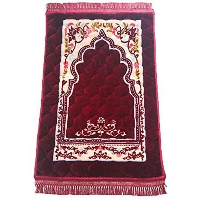 Picture of Fancy Foam Janamaz Praying Rug Portable Prayer Rug Carpet Foam Thick Prayer Mat Foldable Prayer Mat 