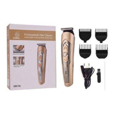 Picture of Kemei KM 756 Hair Trimmer for man - Trimmer Gold