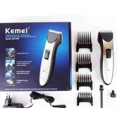 Picture of Kemei KM 3909 Rechargeable Adult and Children Hair Clippers Silver