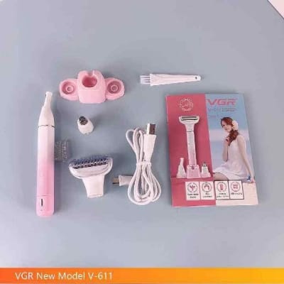 Picture of VGR V-611 (3-in-1) Women Trimmer and Shaver Multicolor