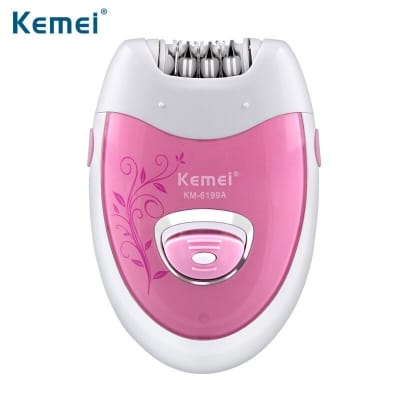 Picture of KM 6199 New Arrive Electric Lady Shaver for Back Hair Removal Pink