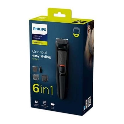 Picture of Philips Multigroom Trimmer (MG3710), 6-in-1, Face Black