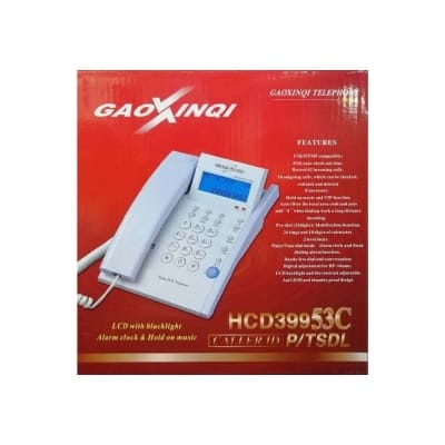 Picture of Gaoxinqi HCD399 53C P/TSDL LCD Display Corded Telephone Multicolor