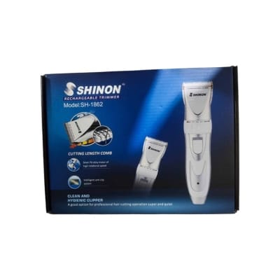 Picture of SHINON SH-1862 Professional Rechargeable Hair Clipper & Beard Trimmer 