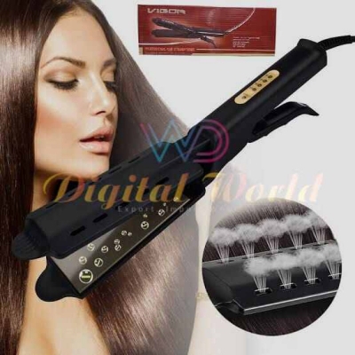 Picture of VIGOR V-908 Fast Hair Straightener Professional Hair Iron, Heavy Duty Black