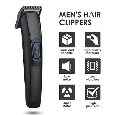 Picture of HTC at-522 rechargeable beard and hair trimmer - Trimmer Black