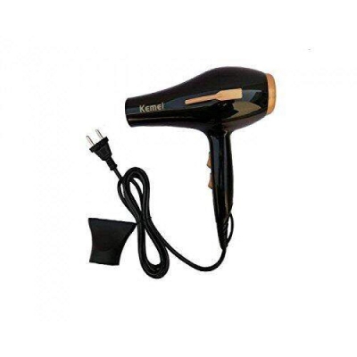 Picture of Kemey-KM-2376/2378 - 3000W ( 2 in 1 ) Powerful-Professional-Heavy-Duty-Hair-Dryer- Black