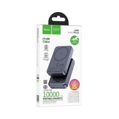 Picture of Hoco J160A Original PD 20W Magnetic Power Bank 10000mAh Black