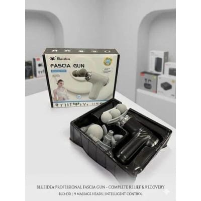 Picture of Fascia Gun BLD-130, 9 Massage Heads, Three-Head HIT Massage, 6-Speed Multicolor