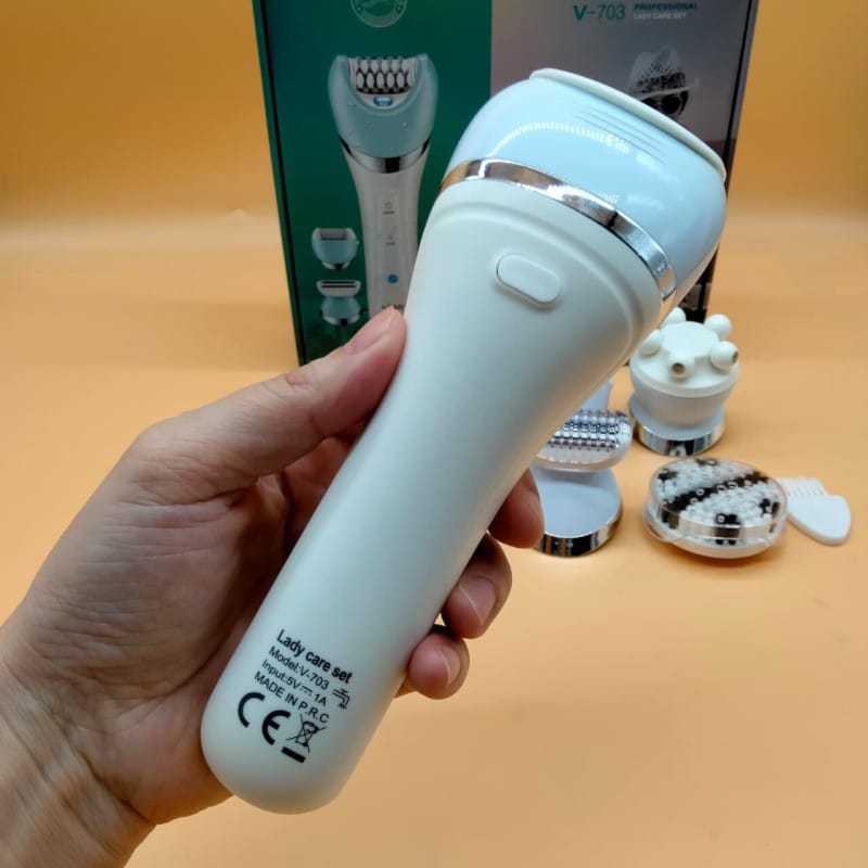 Picture of VGR  V-703 Hair Epilator Electric Lady Shaver Underarms Leg Body Hair Removal Tool Bikini Epilator Portable Epilator for Women Multicolor