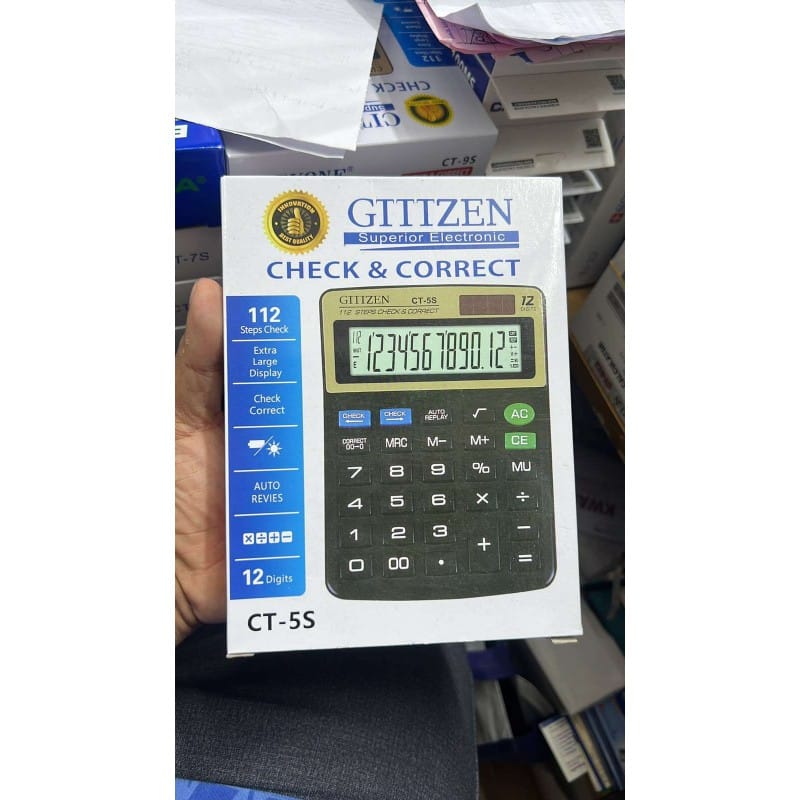 Picture of calculator CT-5S best quality professional Official Calculator Black