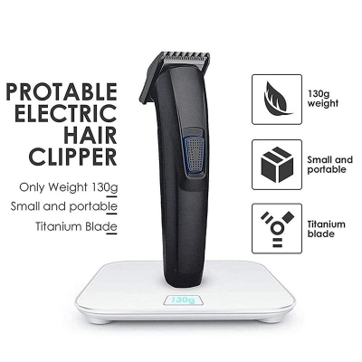 Picture of HTC at-522 rechargeable beard and hair trimmer - Trimmer Black