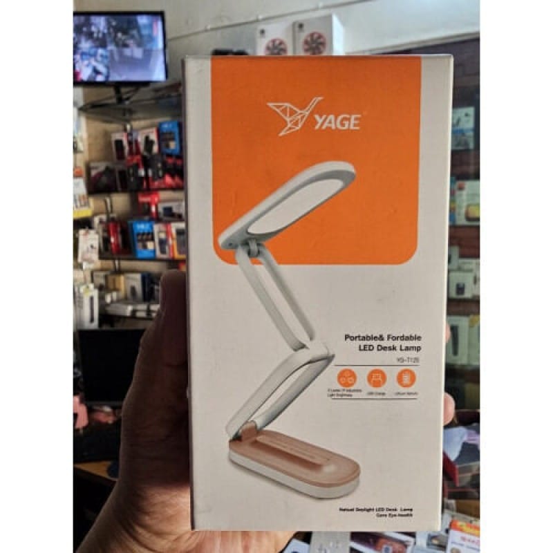 Picture of Yage YG-T125 Desk Lamp USB Charging Folding Business Bedroom Reading Eye Protection Lamp Creative Led Small Table Multicolor
