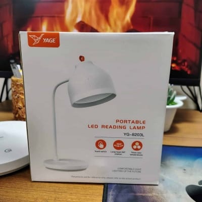 Picture of YAGE YG- 8203L HIGH QUALITY RECHARGABLE AC /DC PORTABLE LED READING LAMP White
