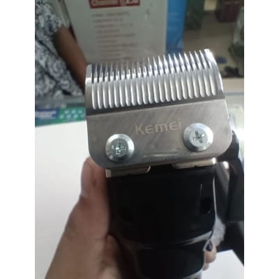 Picture of Kemei KM-809A Digital  Electric Rechargeable Professional Hair Clipper Trimmer White