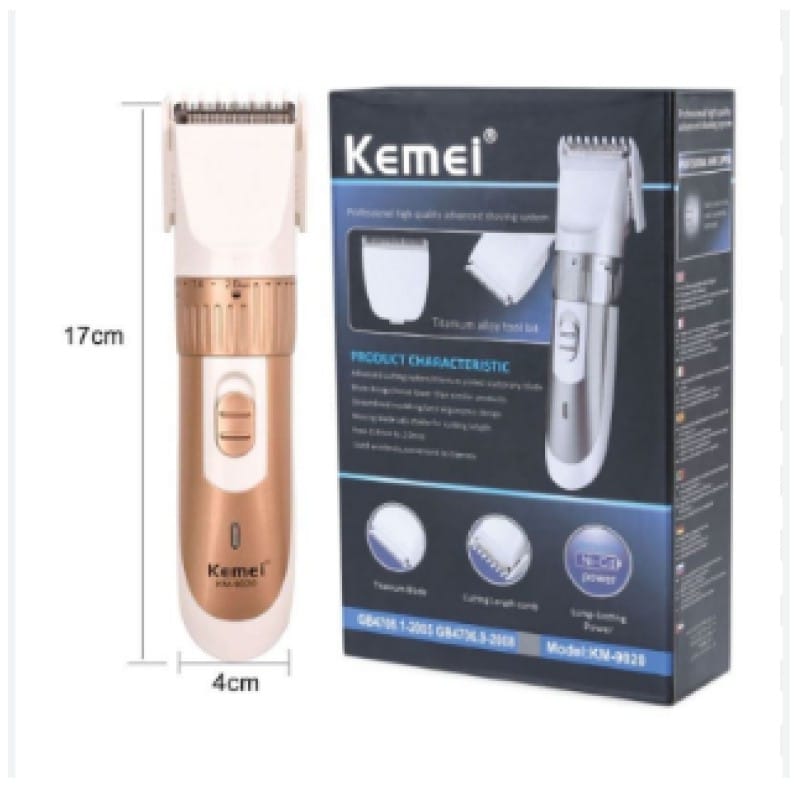 Picture of Kemei KM-9020 Rechargeable Hair Clipper Trimmer Gold