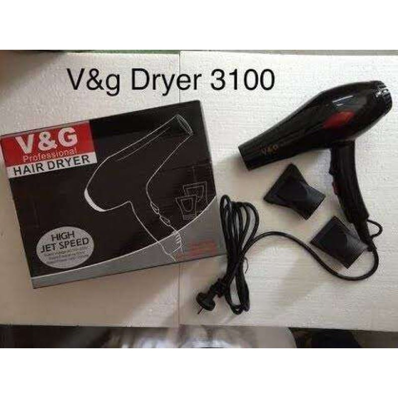 Picture of V&G Professional 3100 Salon Standard Hair Dryer 1800-2000W Black