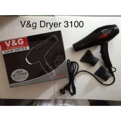 Picture of V&G Professional 3100 Salon Standard Hair Dryer 1800-2000W Black