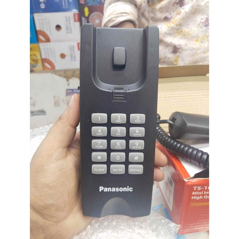 Picture of Mini Intercom Telephone Panasonic TS-102, This phone is designed in a modern way Multicolor