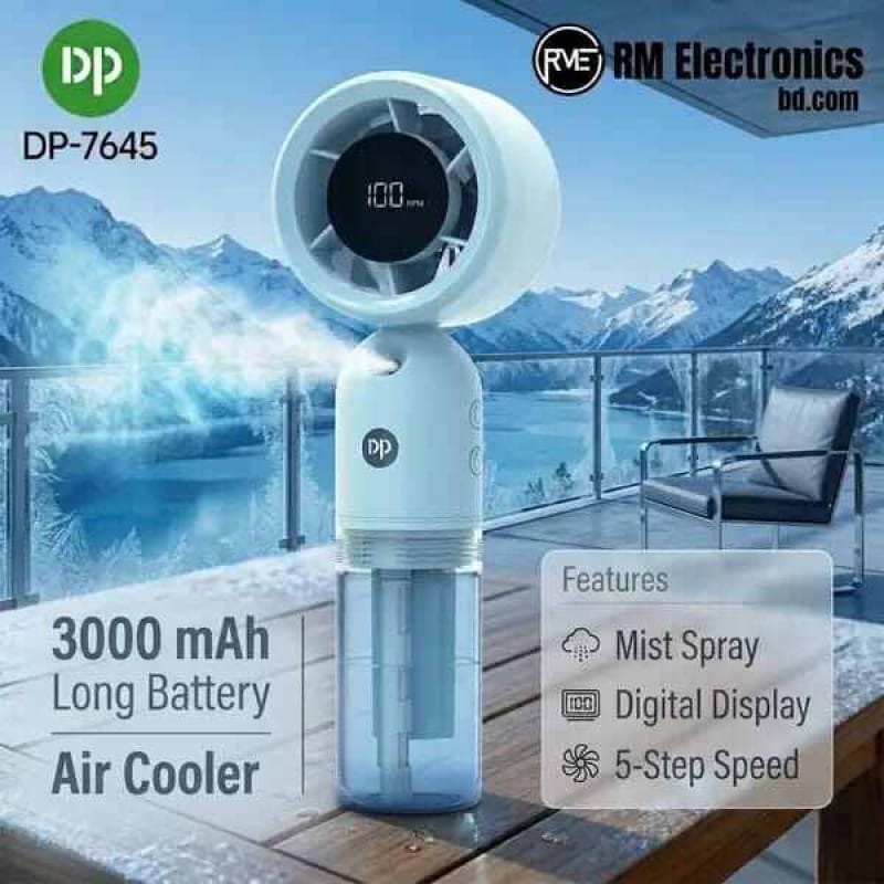 Picture of DP-7645 Handheld Mist Spray Fan Multicolor