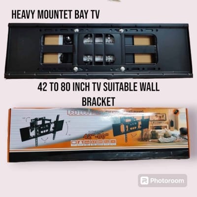 Picture of Full Moving Motion Swivel High Wall Mount TV Bracket For 42-80" Multicolor