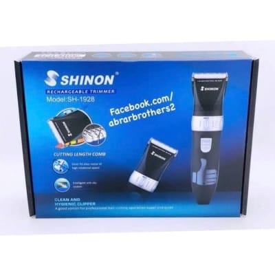 Picture of SHINON SH-1928 Professional Rechargeable Hair Clipper & Beard Trimmer Blue
