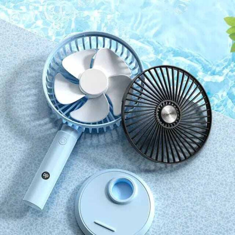 Picture of DP 7640 USB Rechargeable Floor Fan Summer Mute ventilador Student Desktop Table Fans for Office Bedroom Multicolor