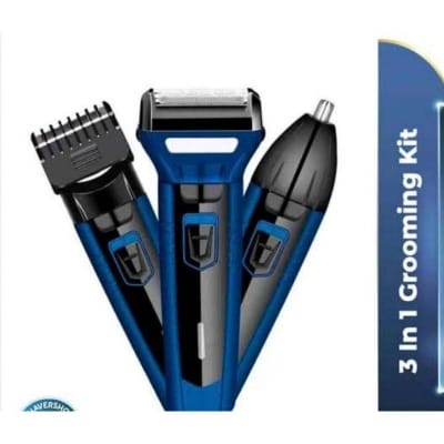 Picture of Kemei Km-6330 3 In 1 Professional Hair Trimmer Super Grooming Kit Shaver Clipper Nose Trimmer 
